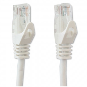 Kabel Krosowy Patchcord U/utp Cat6 1,5m Biały 100% Miedź